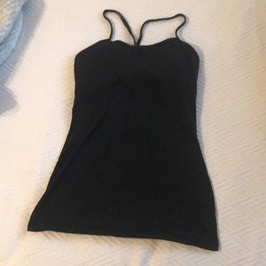 lululemon Black Power-Y Tank
